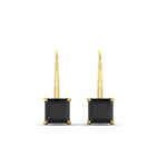 Load image into Gallery viewer, princess-cut-3-ctw.-black-onyx-lever-back-stud-earrings-in-yellow-gold-FDEAR9225OVGBLACK-3.00CT-NL-YG