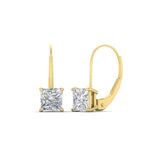 Load image into Gallery viewer, princess-cut-3-ctw.-diamond-lever-back-stud-earrings-in-yellow-gold-FDEAR9225PR-3.00CT-NL-YG