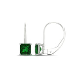 Load image into Gallery viewer, princess-cut-3-ctw.-emerald-lever-back-stud-earrings-in-white-gold-FDEAR9225OVGEMGR-3.00CT-NL-WG