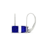Load image into Gallery viewer, princess-cut-3-ctw.-sapphire-lever-back-stud-earrings-in-white-gold-FDEAR9225OVGSABL-3.00CT-NL-WG
