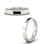 Load image into Gallery viewer, princess-cut-3-stone-black-diamond-mens-wedding-ring-in-white-gold-fdm10340prgblackangle3-nl-wg