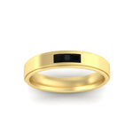 Load image into Gallery viewer, princess-cut-3-stone-black-diamond-mens-wedding-ring-in-yellow-gold-fdm10340prgblackangle5-nl-yg