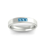 Load image into Gallery viewer, princess-cut-3-stone-ice-blue-topaz-mens-wedding-ring-in-white-gold-fdm10340prgicbltoangle5-nl-wg