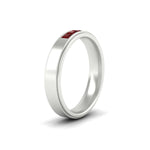 Load image into Gallery viewer, princess-cut-3-stone-ruby-mens-wedding-ring-in-white-gold-fdm10340prgrudrangle2-nl-wg