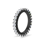 Load image into Gallery viewer, princess-cut-4-carat-diamond-eternity-black-ring-in-black-gold-FD10247PRANGLE2-4.00CT-NL-BG