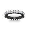 Load image into Gallery viewer, princess-cut-4-carat-diamond-eternity-black-ring-in-black-gold-FD10247PRANGLE5-4.00CT-NL-BG