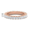 Load image into Gallery viewer, princess-cut-5-carat-eternity-diamond-wedding-ring-in-rose-gold-FD10247PRB-5.00CT-NL-RG-HW