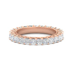 Load image into Gallery viewer, princess-cut-5-carat-eternity-diamond-wedding-ring-in-rose-gold-FD10247PRB-5.00CT-NL-RG