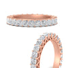 Load image into Gallery viewer, princess-cut-5-carat-eternity-diamond-wedding-ring-in-rose-gold-FD10247PRBANGLE3-5.00CT-NL-RG