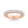 Load image into Gallery viewer, princess-cut-5-carat-eternity-diamond-wedding-ring-in-rose-gold-FD10247PRBANGLE5-5.00CT-NL-RG