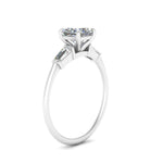 Load image into Gallery viewer, princess-cut-bar-baguette-3-stone-diamond-engagement-ring-in-FDENS100PRR-NL-WG