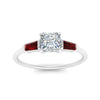 Load image into Gallery viewer, princess-cut-bar-baguette-3-stone-ruby-engagement-ring-in-white-gold-FDENS100PRRGRUDRANGLE5-NL-WG