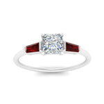 Load image into Gallery viewer, princess-cut-bar-baguette-3-stone-ruby-engagement-ring-in-FDENS100PRRGRUDR-NL-WG