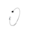 Load image into Gallery viewer, Princess Cut And Baguette Stacking Thin Ring