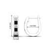 Load image into Gallery viewer, princess-cut-black-diamond-channel-set-hoops-earrings-white-gold-fdear1018gblackangle3-nl-wg-hw.jpg