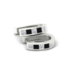 Load image into Gallery viewer, princess-cut-black-diamond-channel-set-hoops-earrings-white-gold-fdear1018gblackangle4-nl-wg.jpg