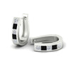 Load image into Gallery viewer, princess-cut-black-diamond-channel-set-hoops-earrings-white-gold-fdear1018gblackangle7-nl-wg.jpg