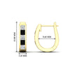 Load image into Gallery viewer, princess-cut-black-diamond-channel-set-hoops-earrings-in-yellow-gold-fdear1018gblackangle3-nl-yg-hw.jpg