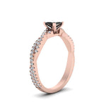 Load image into Gallery viewer, princess-cut-black-diamond-infinity-twist-ring-in-rose-gold-FD8233PRRGBLACK-NL-RG-GS.jpg
