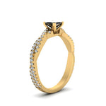 Load image into Gallery viewer, princess-cut-black-diamond-infinity-twist-ring-in-yellow-gold-FD8233PRRGBLACK-NL-YG-GS.jpg