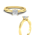 Load image into Gallery viewer, princess-cut-braided-shank-solitaire-engagement-ring-in-yellow-gold-fdens8252prrangle3-nl-yg.jpg?v=1767084748