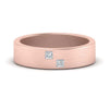 Load image into Gallery viewer, princess-cut-brush-finish-wedding-band-in-rose-gold-FDM10319-NL-RG.jpg