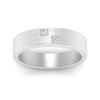 Load image into Gallery viewer, princess-cut-brush-finish-wedding-band-in-white-gold-FDM10319ANGLE5-NL-WG.jpg
