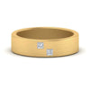 Load image into Gallery viewer, princess-cut-brush-finish-wedding-band-in-yellow-gold-FDM10319-NL-YG.jpg