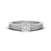 Load image into Gallery viewer, princess-cut-celtic-engraved-solitaire-ring-in-white-gold-fdenr8544prrsleep-nl-wg