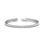 Load image into Gallery viewer, Princess Cut Basket Tennis 9 Ct Bracelet