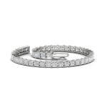 Load image into Gallery viewer, Princess Cut Basket Tennis 9 Ct Bracelet