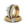 Load image into Gallery viewer, princess-cut-diamond-engraved-trio-matching-diamond-wedding-sets-in-14K-yellow-gold-FD8225TPRANGLE5-NL-YG?v=1756184720