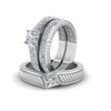 Load image into Gallery viewer, princess-cut-diamond-engraved-trio-matching-diamond-wedding-sets-in-18K-white-gold-FD8225TPRANGLE5-NL-WG?v=1756184720