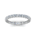 Load image into Gallery viewer, princess-cut-diamond-eternity-ring-1.50-carat-in-white-gold-FDEWB8675PR-1.50CTANGLE5-NL-WG