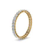 Load image into Gallery viewer, princess-cut-diamond-eternity-ring-1.50-carat-in-yellow-gold-FDEWB8675PR-1.50CTANGLE2-NL-YG