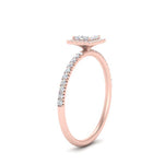 Load image into Gallery viewer, princess-cut-diamond-halo-petite-engagement-ring-in-rose-gold-FD8523PRRANGLE3-NL-RG