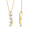 Load image into Gallery viewer, princess-cut-diamond-journey-three-stone-pendant-in-yellow-gold-FDPD11479ANGLE2-NL-YG