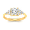 Load image into Gallery viewer, princess-cut-diamond-ring-with-cluster-halo-in-yellow-gold-FD10512PRRANGLE5-NL-YG_10dae272-b60c-409b-9e1c-9fce18e295a4.jpg?v=1770117386