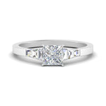 Load image into Gallery viewer, princess-cut-diamond-ring-with-tapered-baguettes-in-FD10590PRRANGLE3-NL-WG