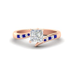 Load image into Gallery viewer, princess-cut-diamond-swirl-channel-set-sapphire-wedding-ring-in-rose-gold-FDENS4028PRRGSABL-NL-RG.jpg?v=1754995969