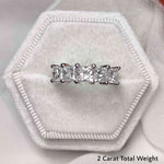 Load image into Gallery viewer, princess-cut-five-stone-wedding-anniversary-ring-in-white-gold-fd8008pr-2ct-fancy-1-nl-wg.jpg