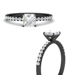 Load image into Gallery viewer, princess-cut-french-pave-diamond-engagement-ring-in-black-gold-FD11408PRRANGLE3-NL-BG_623bdb73-10f1-4dba-87de-09a337be235c?v=1762849877