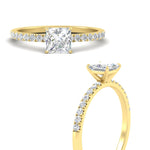Load image into Gallery viewer, princess-cut-french-pave-diamond-engagement-ring-in-yellow-gold-FD11408PRRANGLE3-NL-YG_cb01e4d6-ded6-4c95-b936-eac2b25ef9bd?v=1762849877