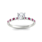 Load image into Gallery viewer, princess-cut-french-pave-pink-sapphire-engagement-ring-in-white-gold-FD11408PRRGSADRPIANGLE5-NL-WG_b6c1fb56-1eb7-4332-9e7d-1c7b61ea2e31?v=1762849878