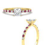 Load image into Gallery viewer, princess-cut-french-pave-pink-sapphire-engagement-ring-in-yellow-gold-FD11408PRRGSADRPIANGLE3-NL-YG_23a643a6-985b-44ad-b1cf-60fa99174fab?v=1762849877