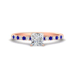 Load image into Gallery viewer, princess-cut-french-pave-sapphire-engagement-ring-in-rose-gold-FD11408PRRGSABL-NL-RG_98ea0086-44bb-4588-badb-bf77af06702b?v=1762849877