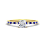 Load image into Gallery viewer, princess-cut-french-pave-sapphire-engagement-ring-in-yellow-gold-FD11408PRRGSABL-NL-YG_d66dcea5-468a-45bf-8717-4d4d4a601219?v=1762849878