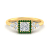 Load image into Gallery viewer, princess-cut-halo-cluster-accent-emerald-engagement-ring-in-yellow-gold-FD10512PRRGEMGR-NL-YG_603a8425-0aad-42c0-b274-6244c75d2d6b.jpg?v=1770117386