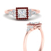 Load image into Gallery viewer, princess-cut-halo-cluster-accent-ruby-engagement-ring-in-rose-gold-FD10512PRRGRUDRANGLE3-NL-RG_58d6a1ce-69a6-4afd-90ca-5fa0fe251465.jpg?v=1770117387