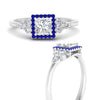 Load image into Gallery viewer, princess-cut-halo-cluster-accent-sapphire-engagement-ring-in-white-gold-FD10512PRRGSABLANGLE3-NL-WG_2b1f4268-3633-4f5c-a309-b784af7169e7.jpg?v=1770117387